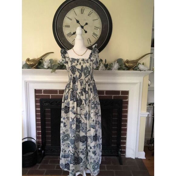 Paisley summer dress bow tie straps - Picture 1 of 5